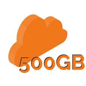 backup cloud 500gb